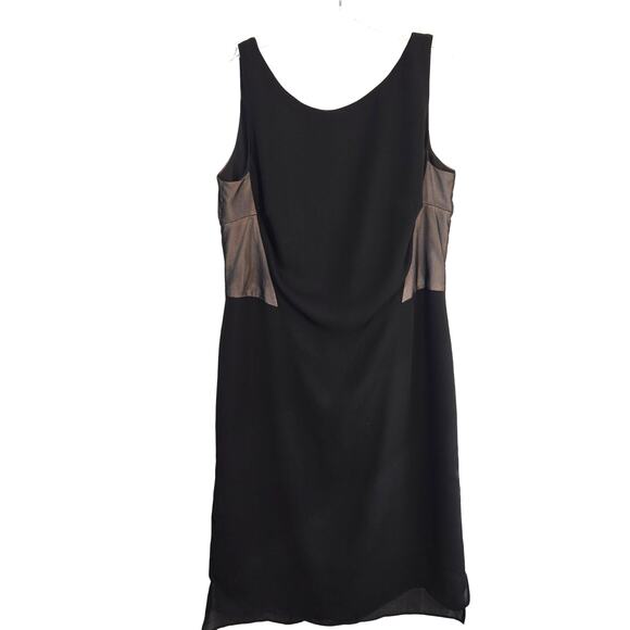 Ann Taylor Women's Dress 4 Black Short Party Sleeveless  Sun Misses Size Small - Picture 1 of 7